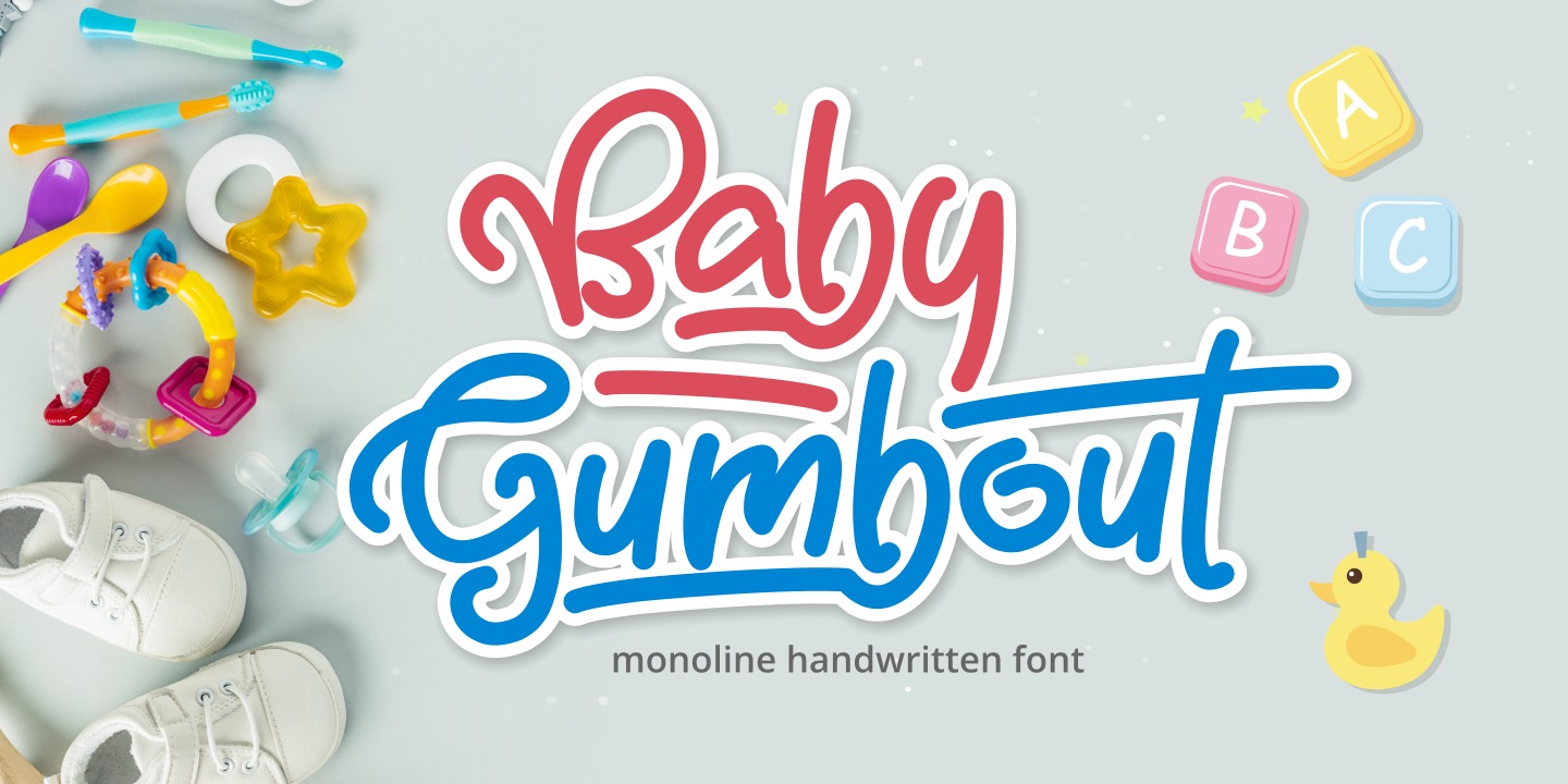 Font Baby Gumbout